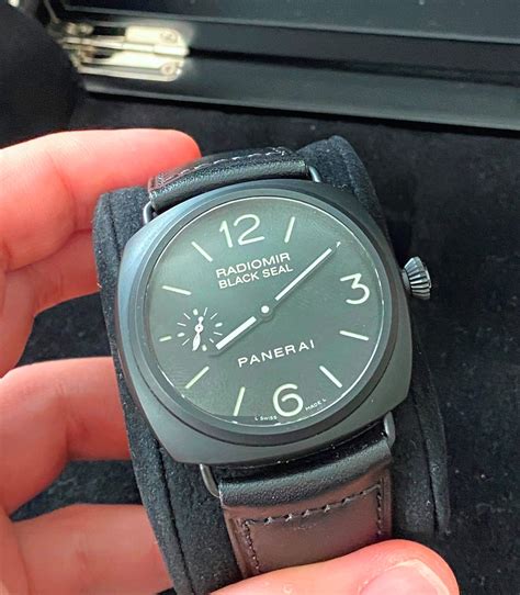 panerai ceramic black seal price|panerai radiomir black seal ceramic.